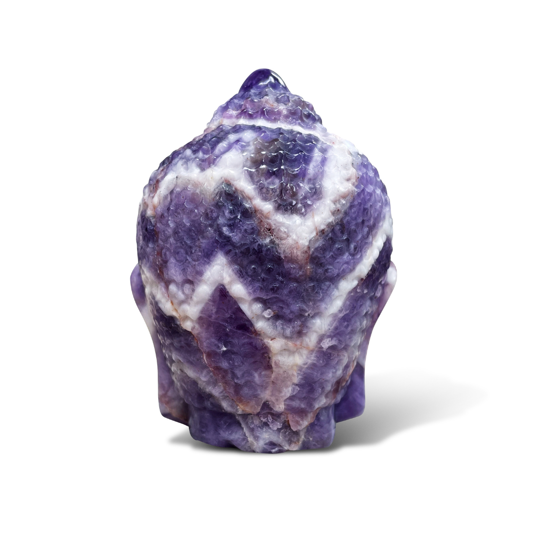 Amethyst Buddha Head