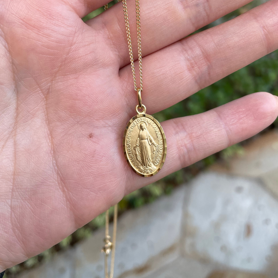 Matte Miraculous Medal from Lourdes