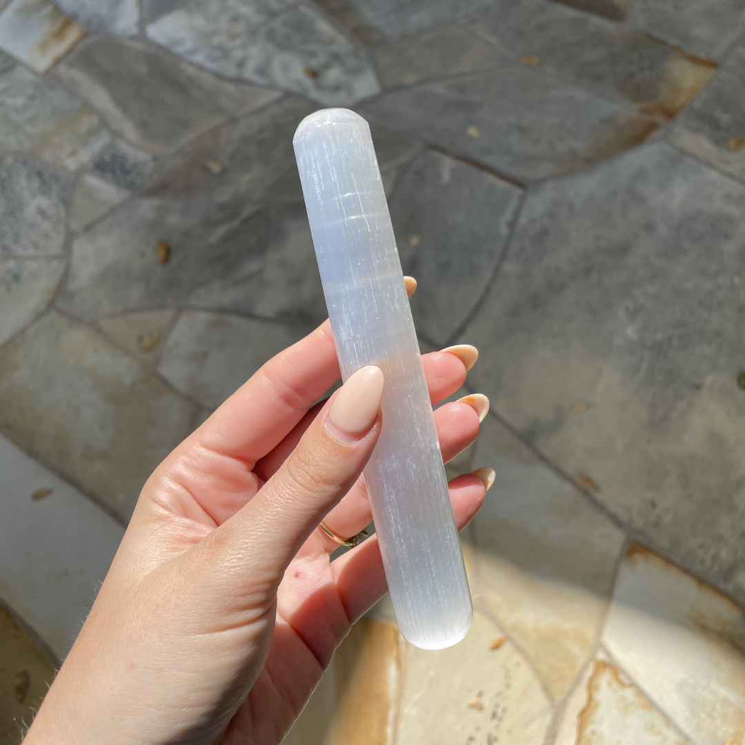 Selenite Massage Wand
