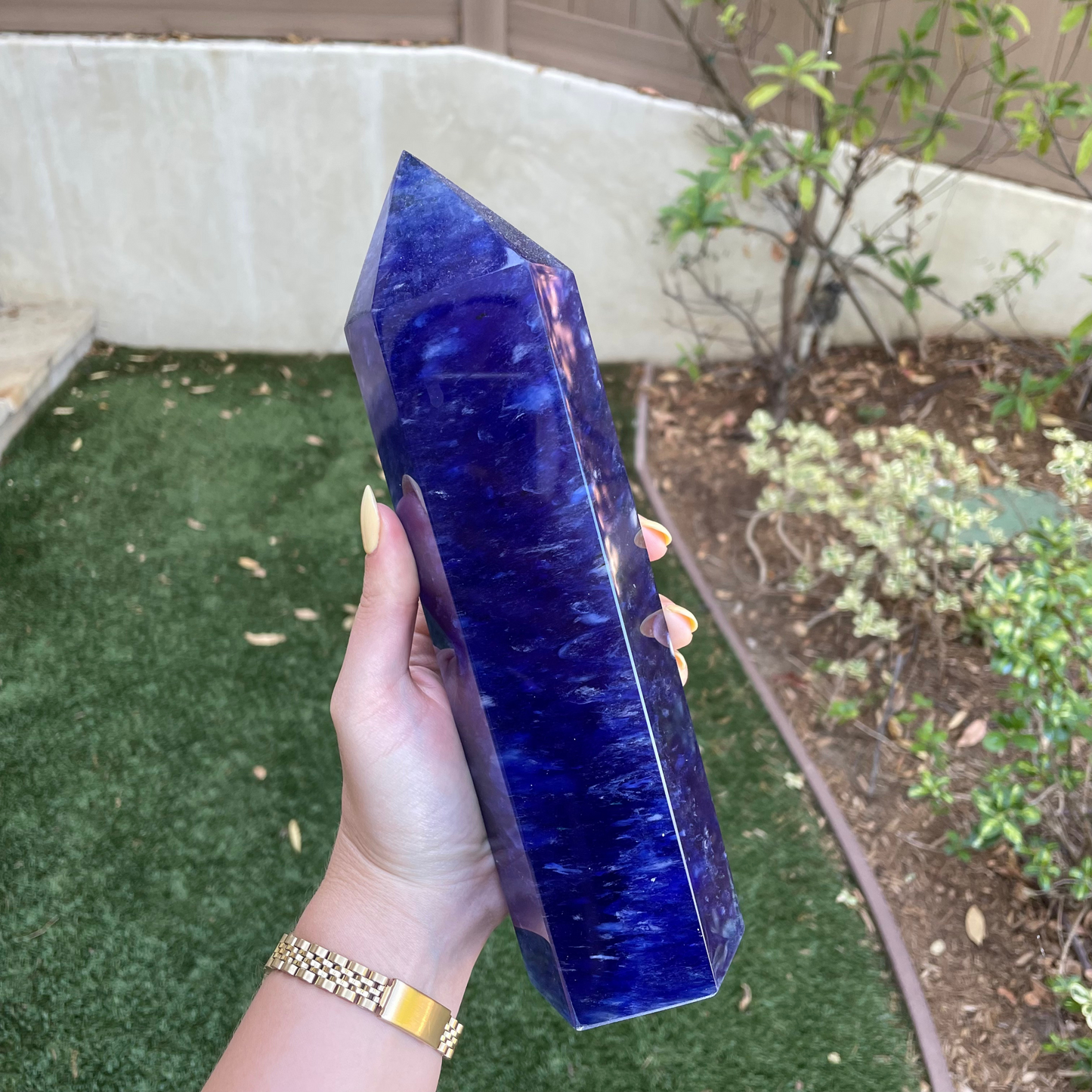 Blueberry Quartz Tower