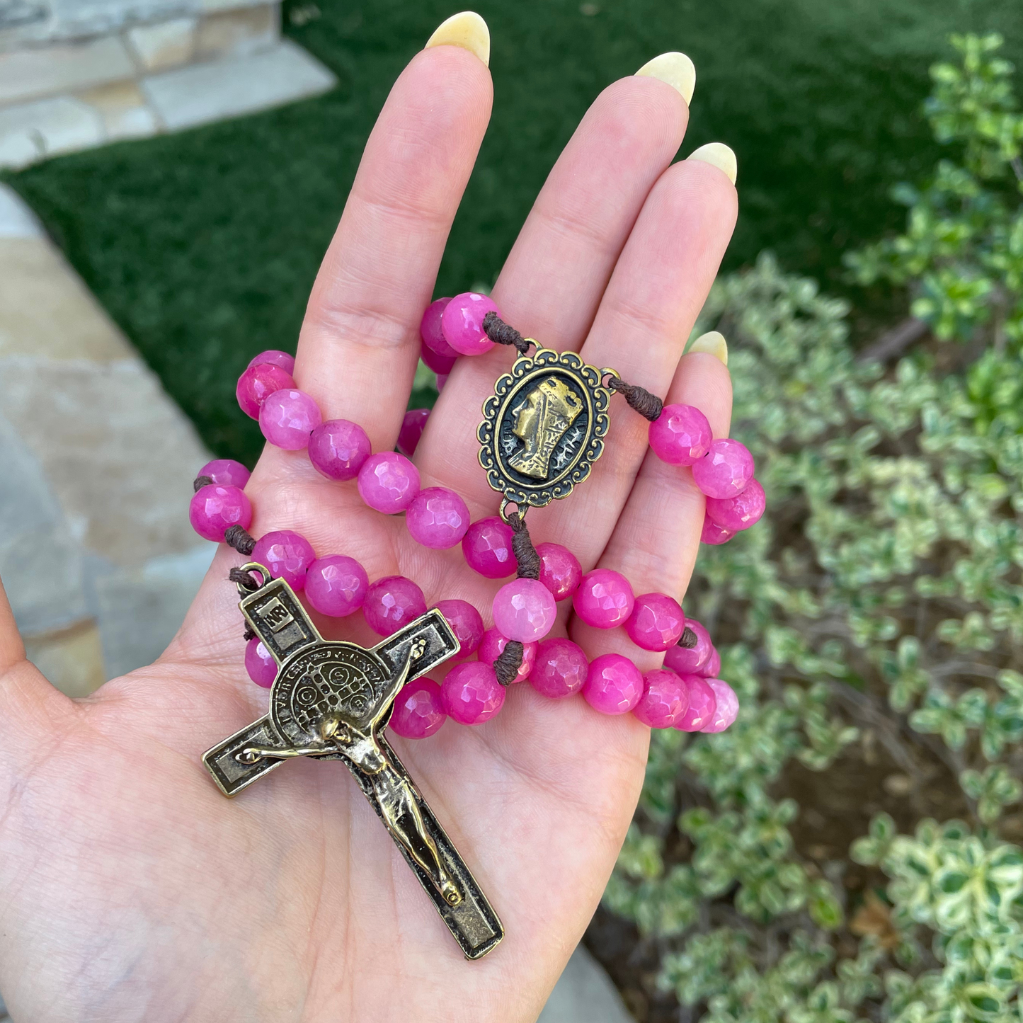 Faceted Montserrat Protection Rosary