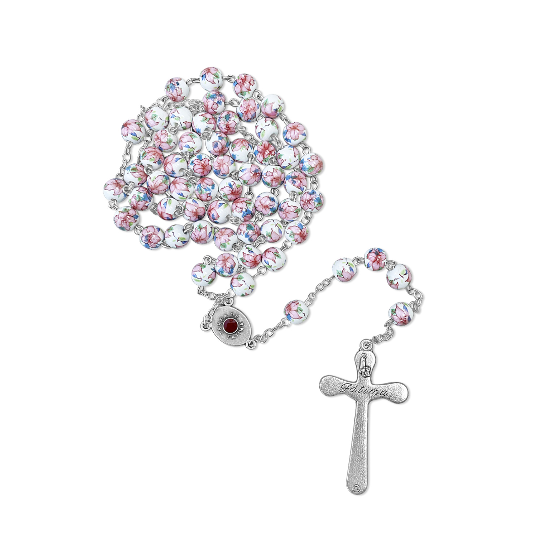 Floral Terra de Fátima Rosary