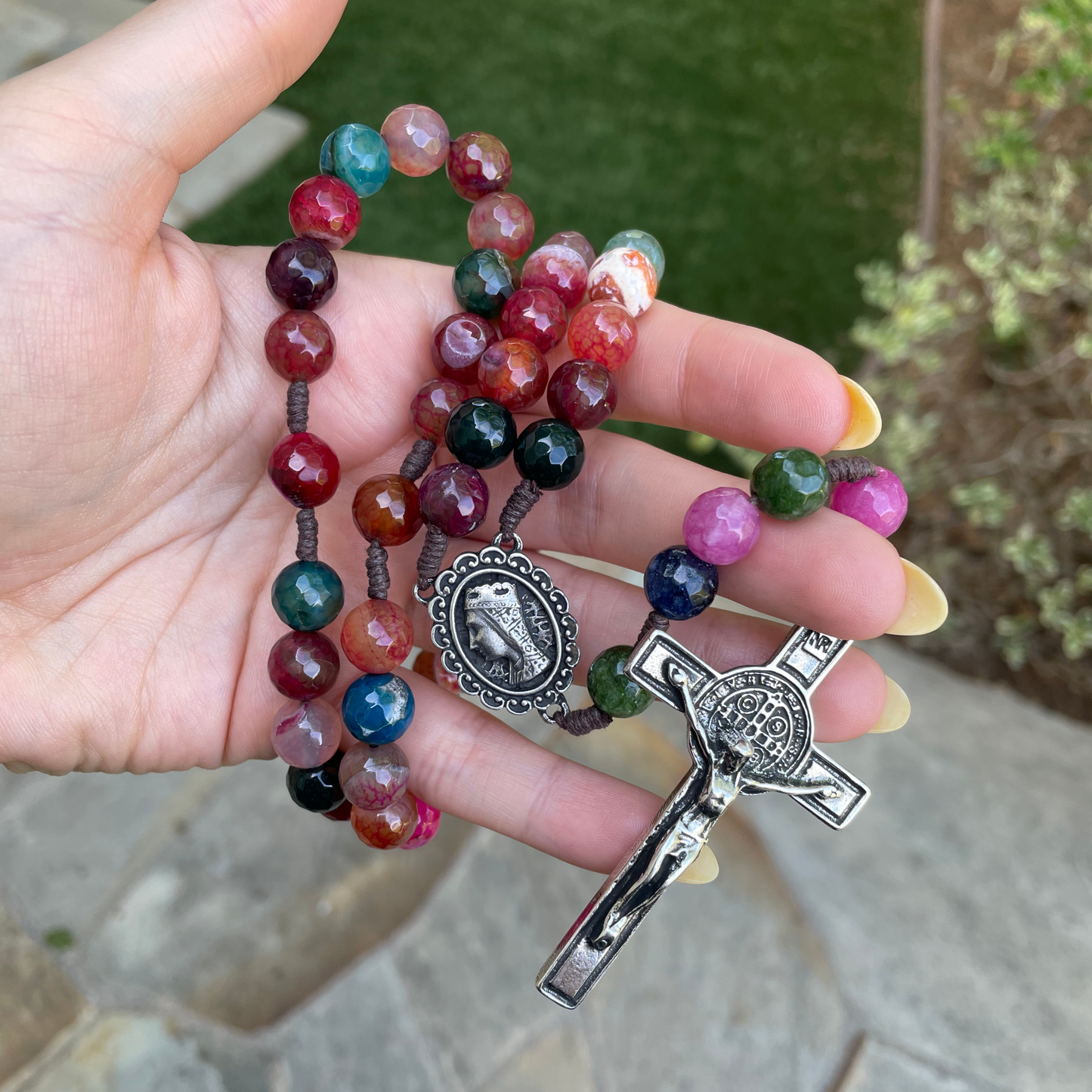 Faceted Montserrat Protection Rosary
