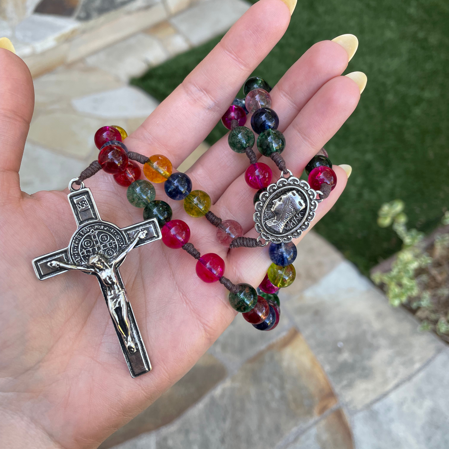 Smooth Montserrat Protection Rosary