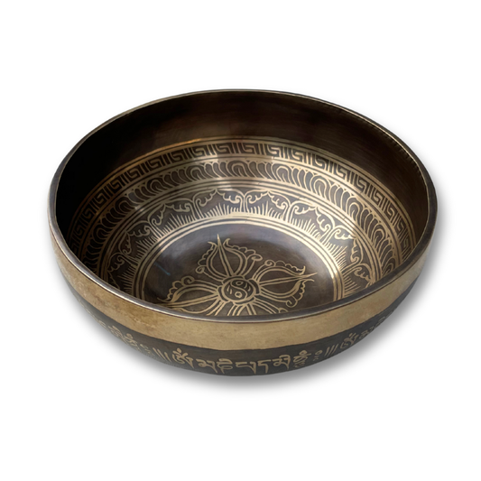 Om Mani Padme Hum Tibetan Singing Bowl