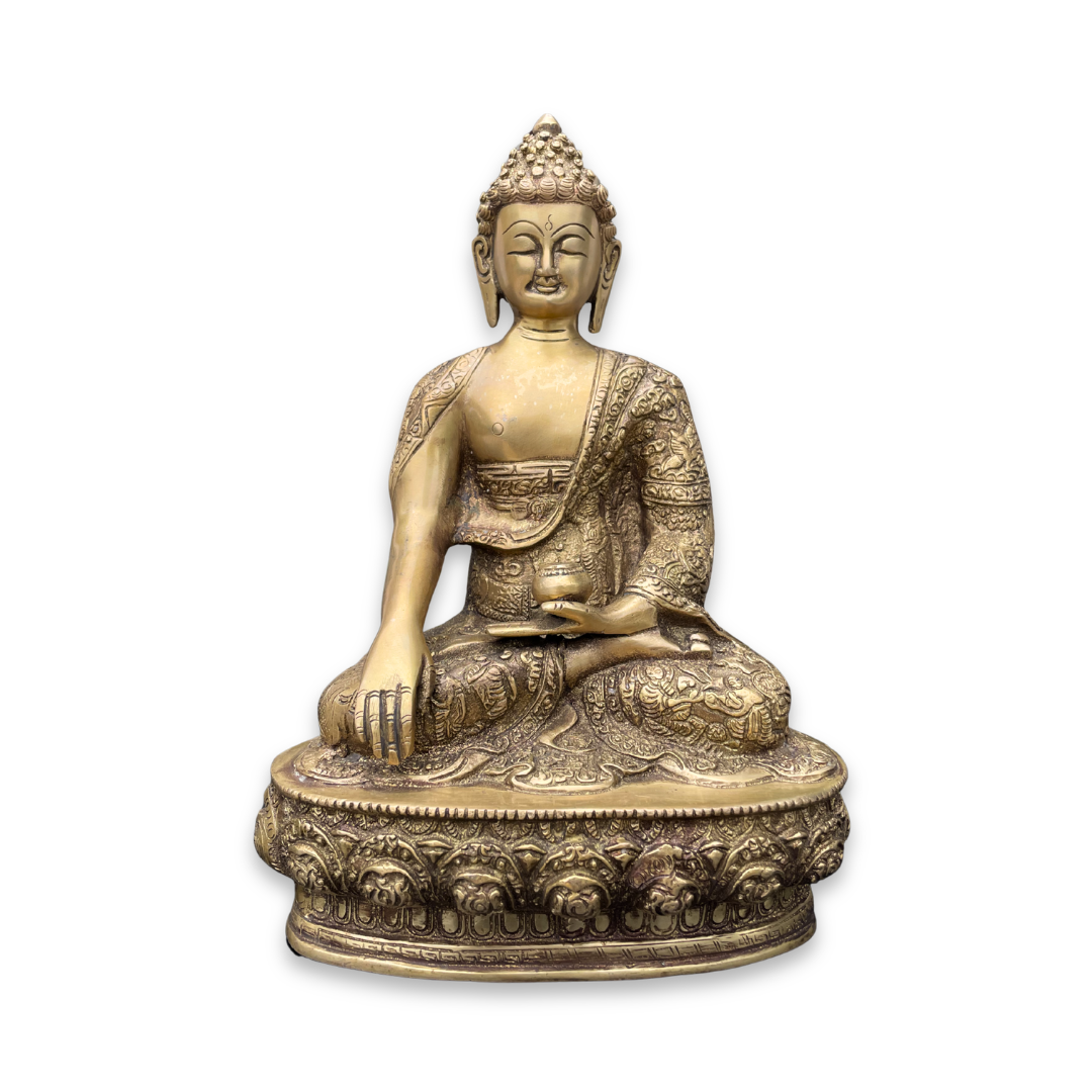 Golden Medicine Buddha Statue