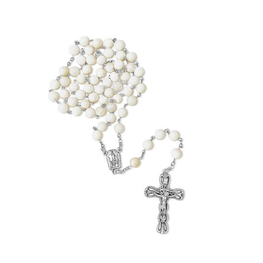 Agua de Fátima Woven Crucifix Rosary