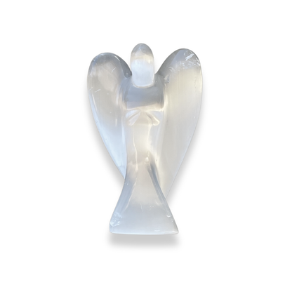 Selenite Angel Statue