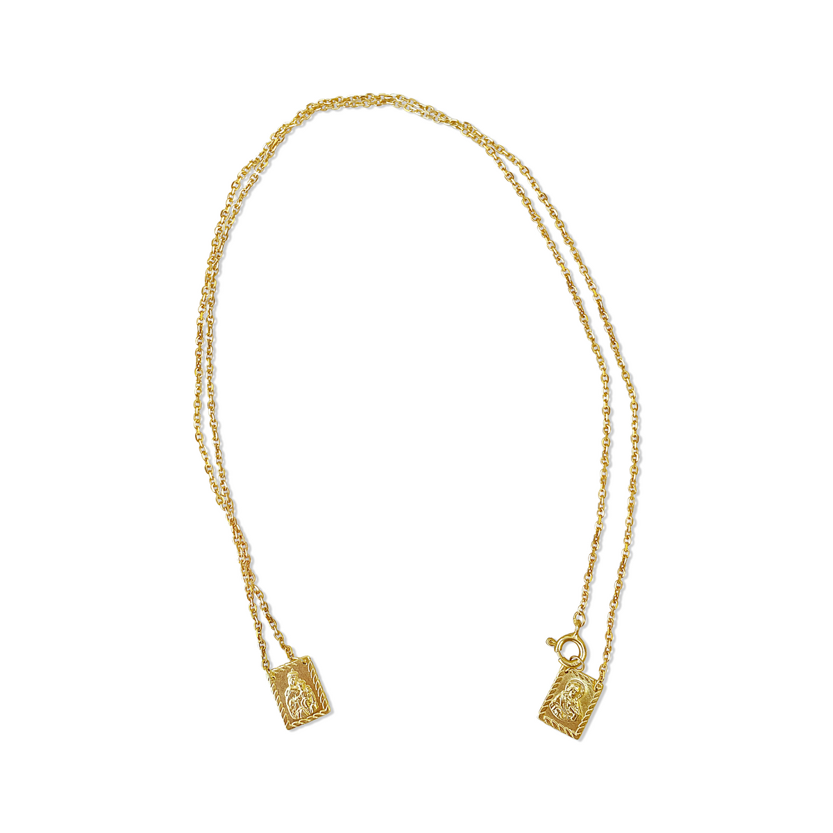 Scapular Frame Braided Frame Scapular Necklace – Blessed by Heaven