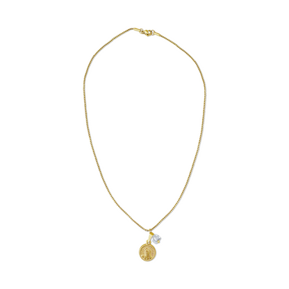 Lady of Lisbon Sacred Heart Necklace