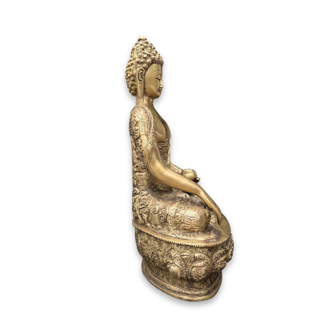 Golden Medicine Buddha Statue