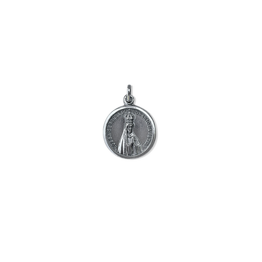 Our Lady of Fátima Double-Sided Circle Medal