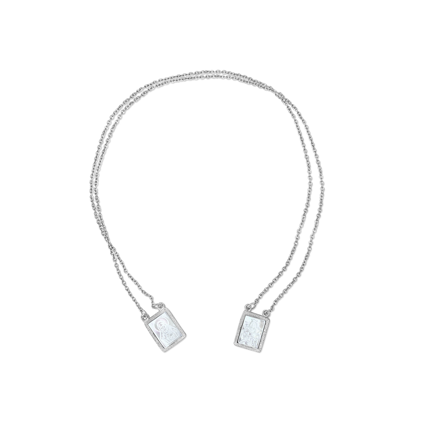 Mother-of-Pearl Scapular Necklace