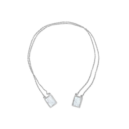 Mother-of-Pearl Scapular Necklace