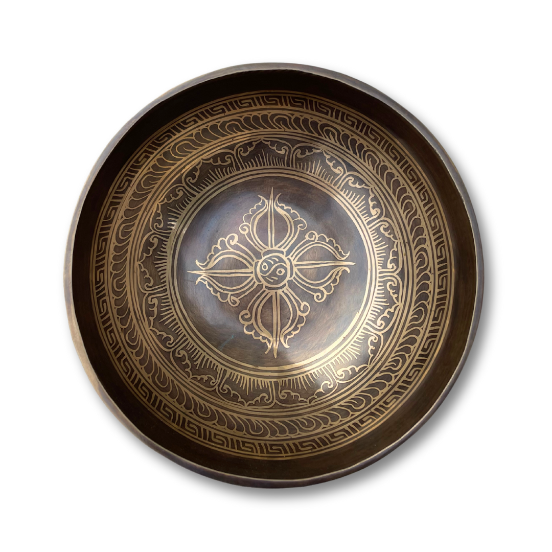 Om Mani Padme Hum Tibetan Singing Bowl