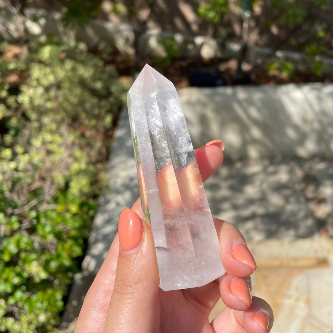 Clear Quartz Tower