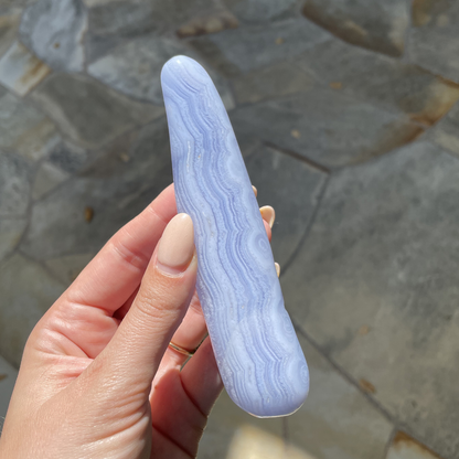 Blue Lace Agate Massage Wand