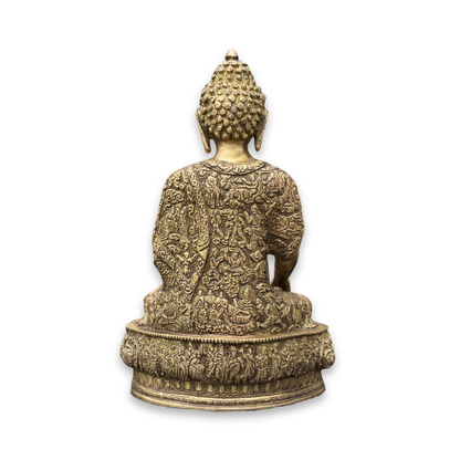 Golden Medicine Buddha Statue
