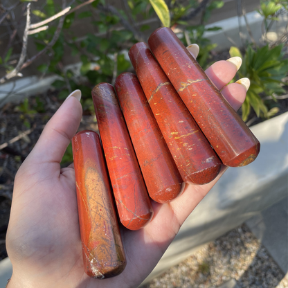 Red Jasper Massage Wand