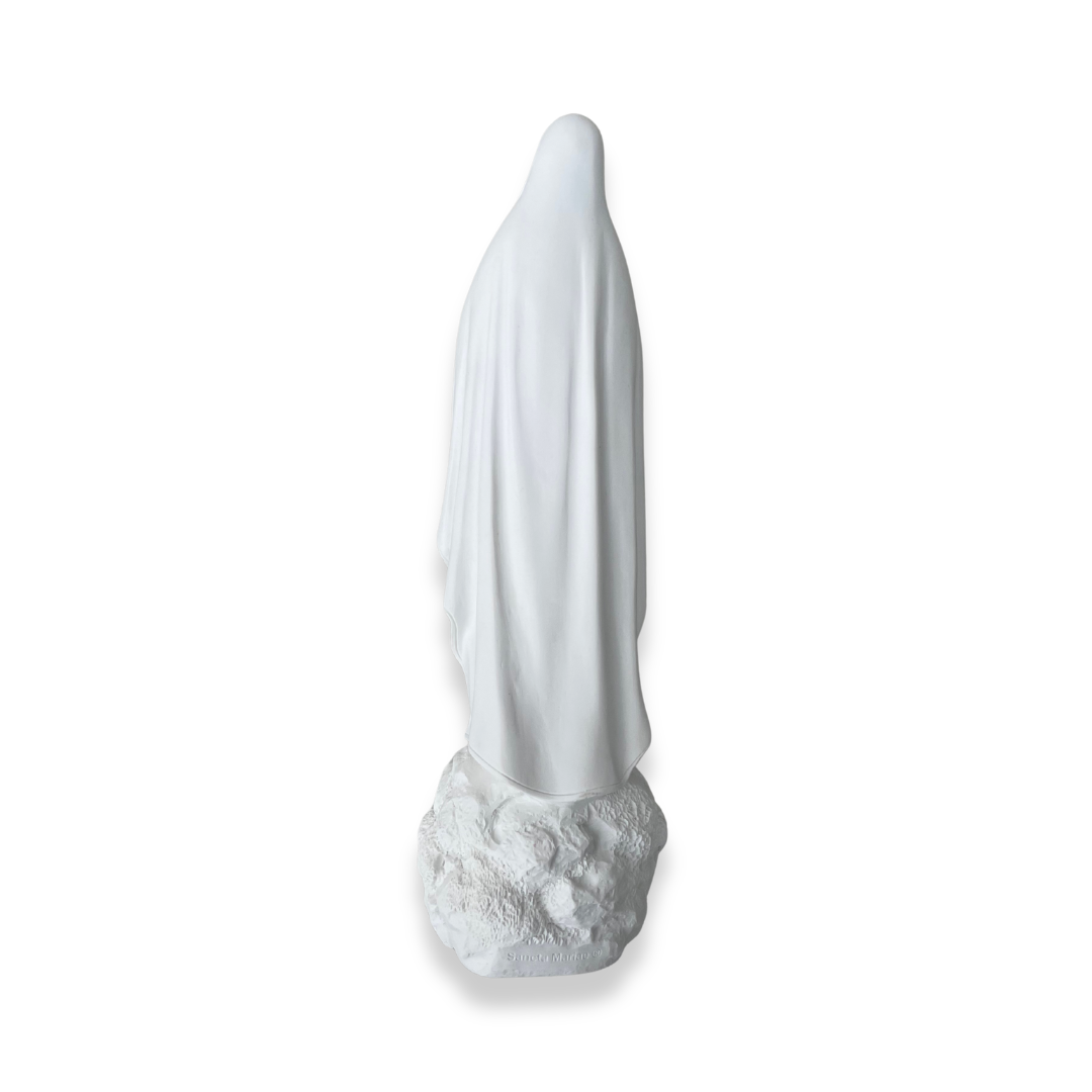 Notre Dame de Lourdes with Roses Statue