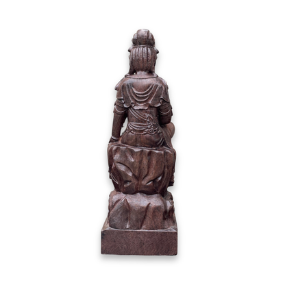 Sacred Lotus Kuan Yin Statue