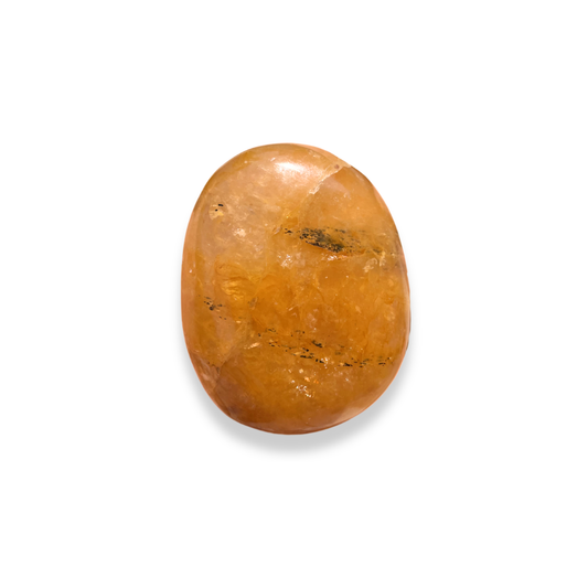 Golden Healer Quartz Palm Stone