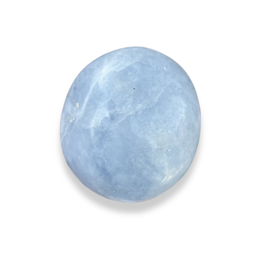 Blue Calcite Palm Stone