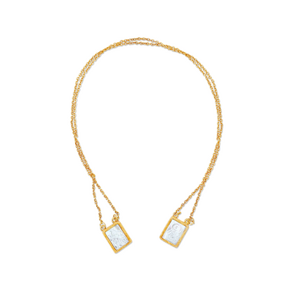 Mother-of-Pearl Scapular Necklace
